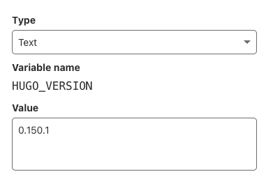 Setting Cloudflare variable